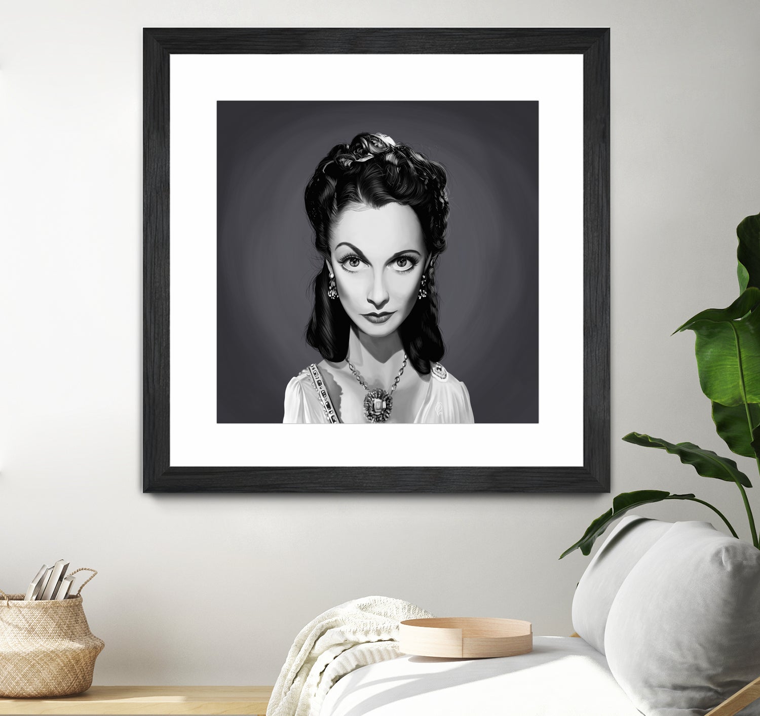 Vivien Leigh by Rob Snow on GIANT ART - gray digital painting