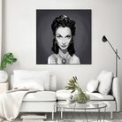 Vivien Leigh by Rob Snow on GIANT ART - gray digital painting