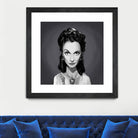 Vivien Leigh by Rob Snow on GIANT ART - gray digital painting