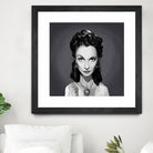 Vivien Leigh by Rob Snow on GIANT ART - gray digital painting