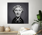 Agatha Christie by Rob Snow on GIANT ART - gray digital painting