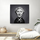 Agatha Christie by Rob Snow on GIANT ART - gray digital painting