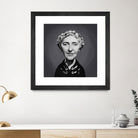 Agatha Christie by Rob Snow on GIANT ART - gray digital painting