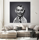 Clark Gable by Rob Snow on GIANT ART - gray digital painting