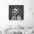 Clark Gable by Rob Snow on GIANT ART - gray digital painting