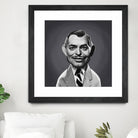 Clark Gable by Rob Snow on GIANT ART - gray digital painting