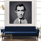 Gregory Peck by Rob Snow on GIANT ART - gray digital painting