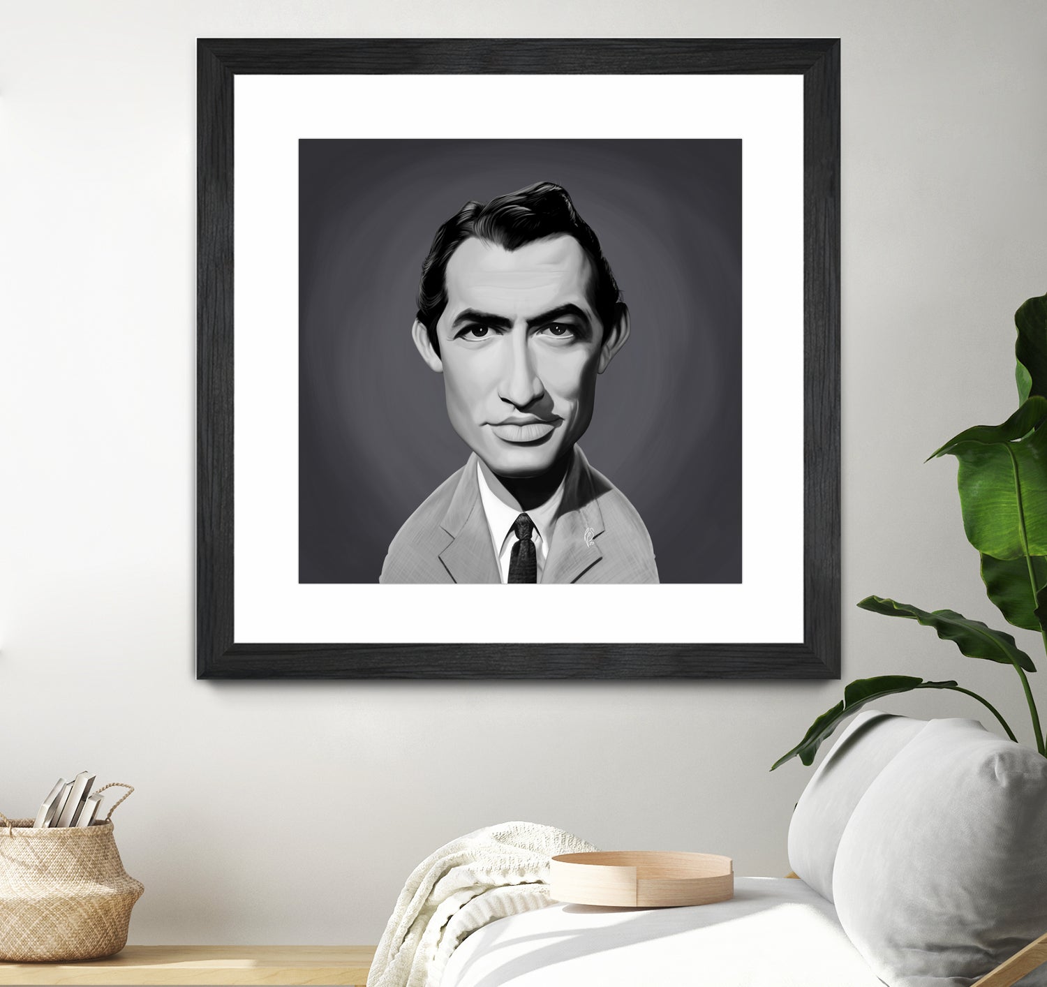 Gregory Peck by Rob Snow on GIANT ART - gray digital painting