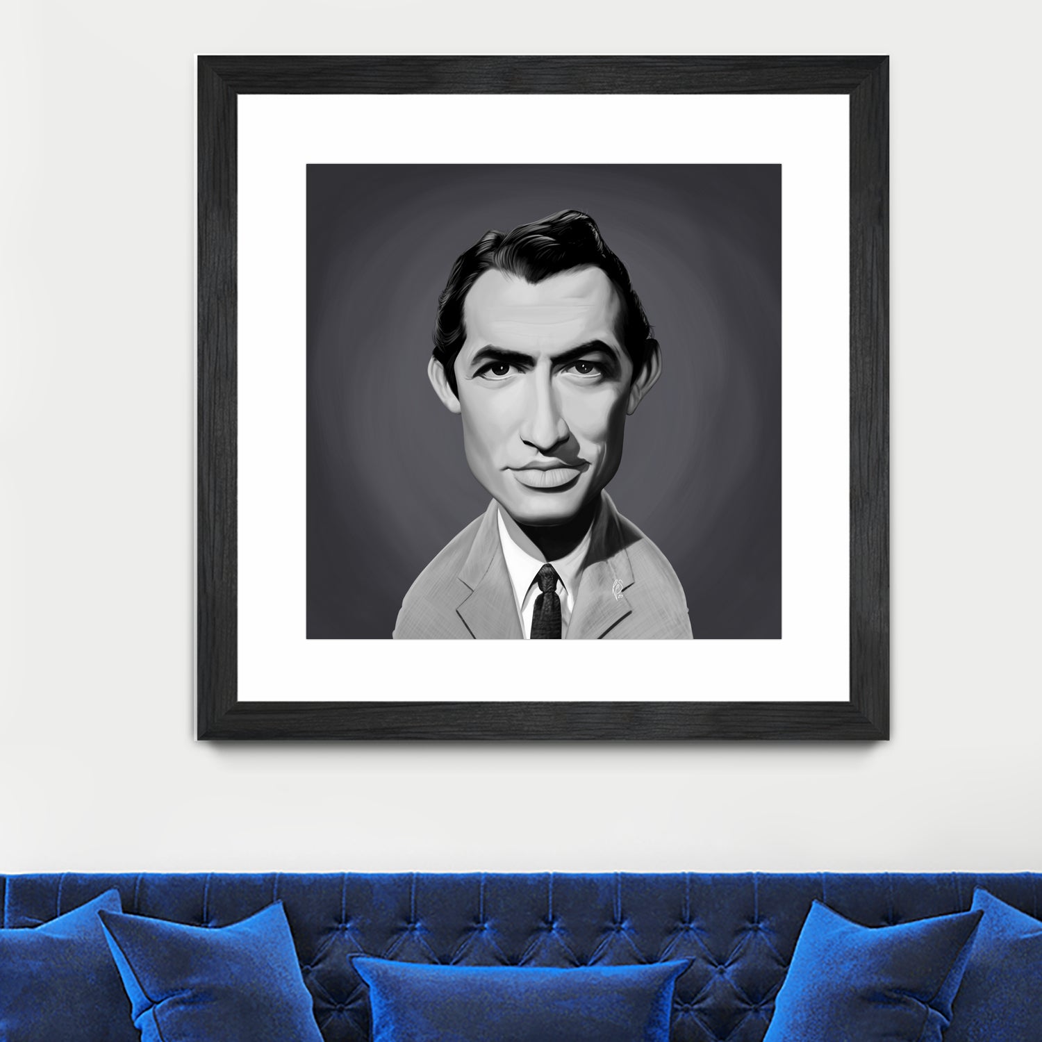 Gregory Peck by Rob Snow on GIANT ART - gray digital painting