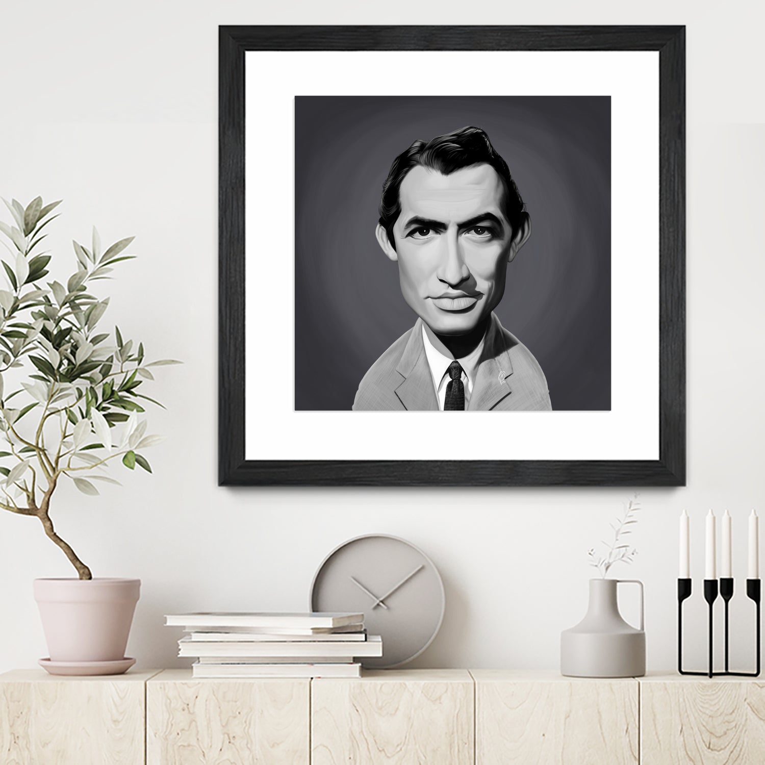 Gregory Peck by Rob Snow on GIANT ART - gray digital painting