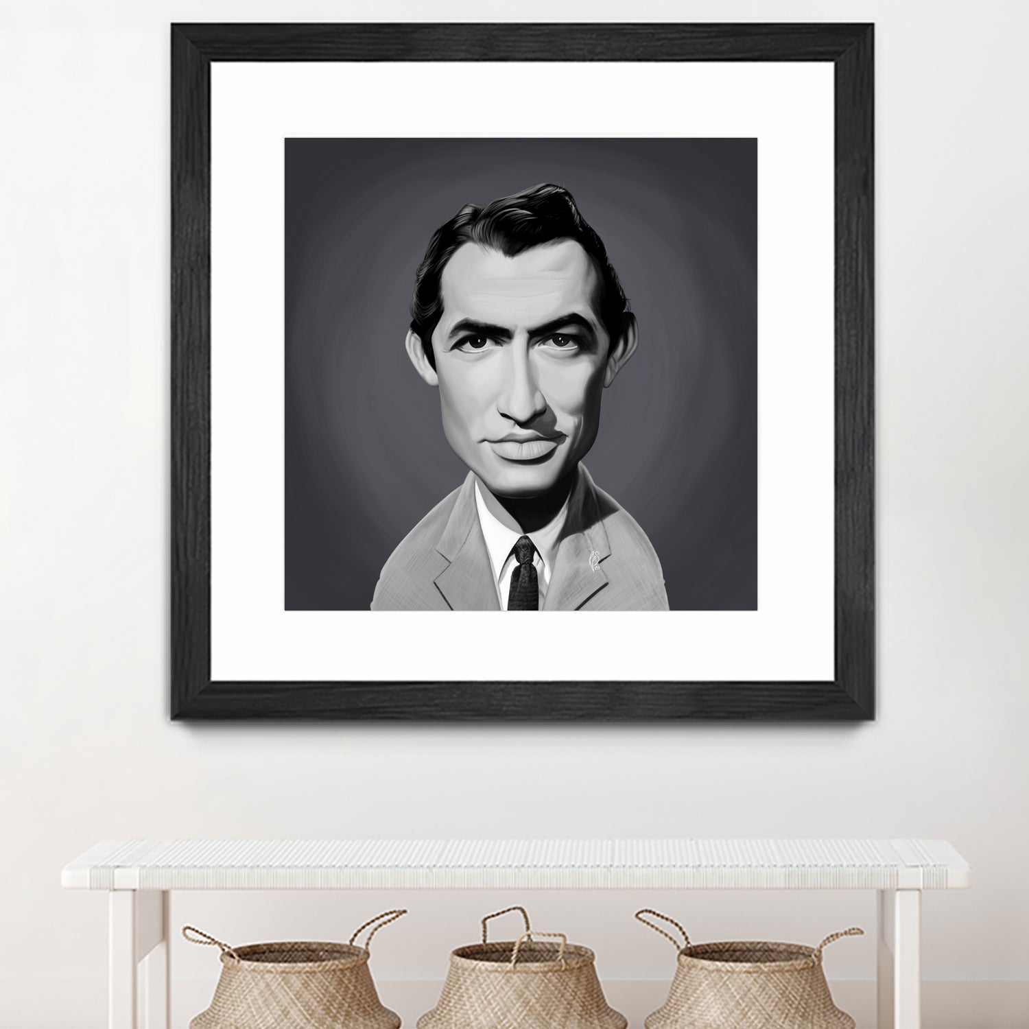 Gregory Peck by Rob Snow on GIANT ART - gray digital painting