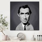 Gregory Peck by Rob Snow on GIANT ART - gray digital painting