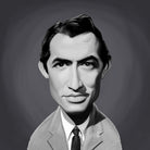 Gregory Peck by Rob Snow on GIANT ART - gray digital painting