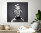 Paul Newman by Rob Snow on GIANT ART - gray digital painting