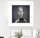 Paul Newman by Rob Snow on GIANT ART - gray digital painting