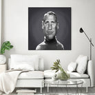 Paul Newman by Rob Snow on GIANT ART - gray digital painting