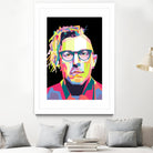 Abstract Maynard James Keenan In WPAP by SITI MAHMUDAH on GIANT ART - black digital drawing