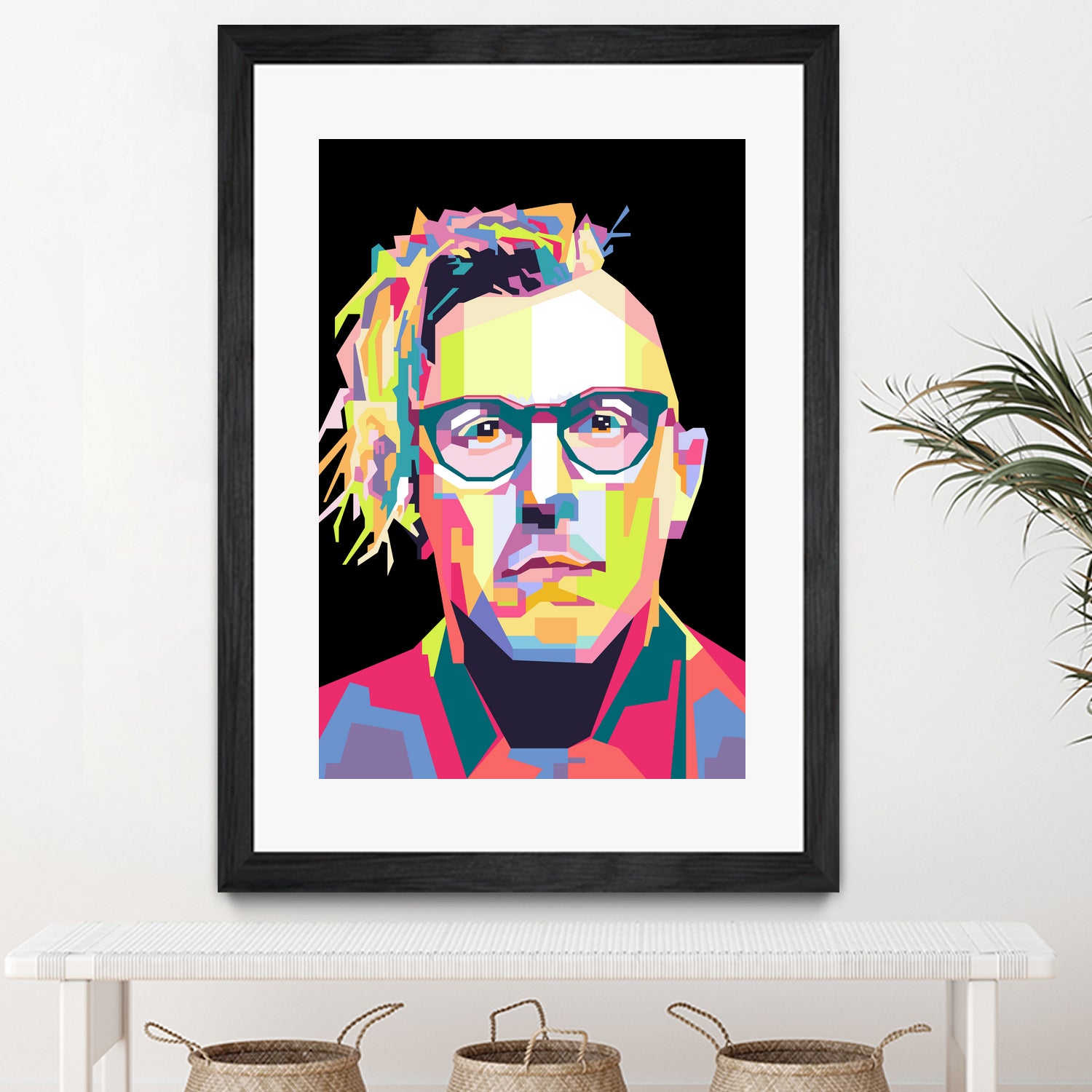 Abstract Maynard James Keenan In WPAP by SITI MAHMUDAH on GIANT ART - black digital drawing