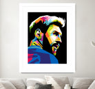 wpap messi by Muhammad Ardian on GIANT ART - black photo illustration