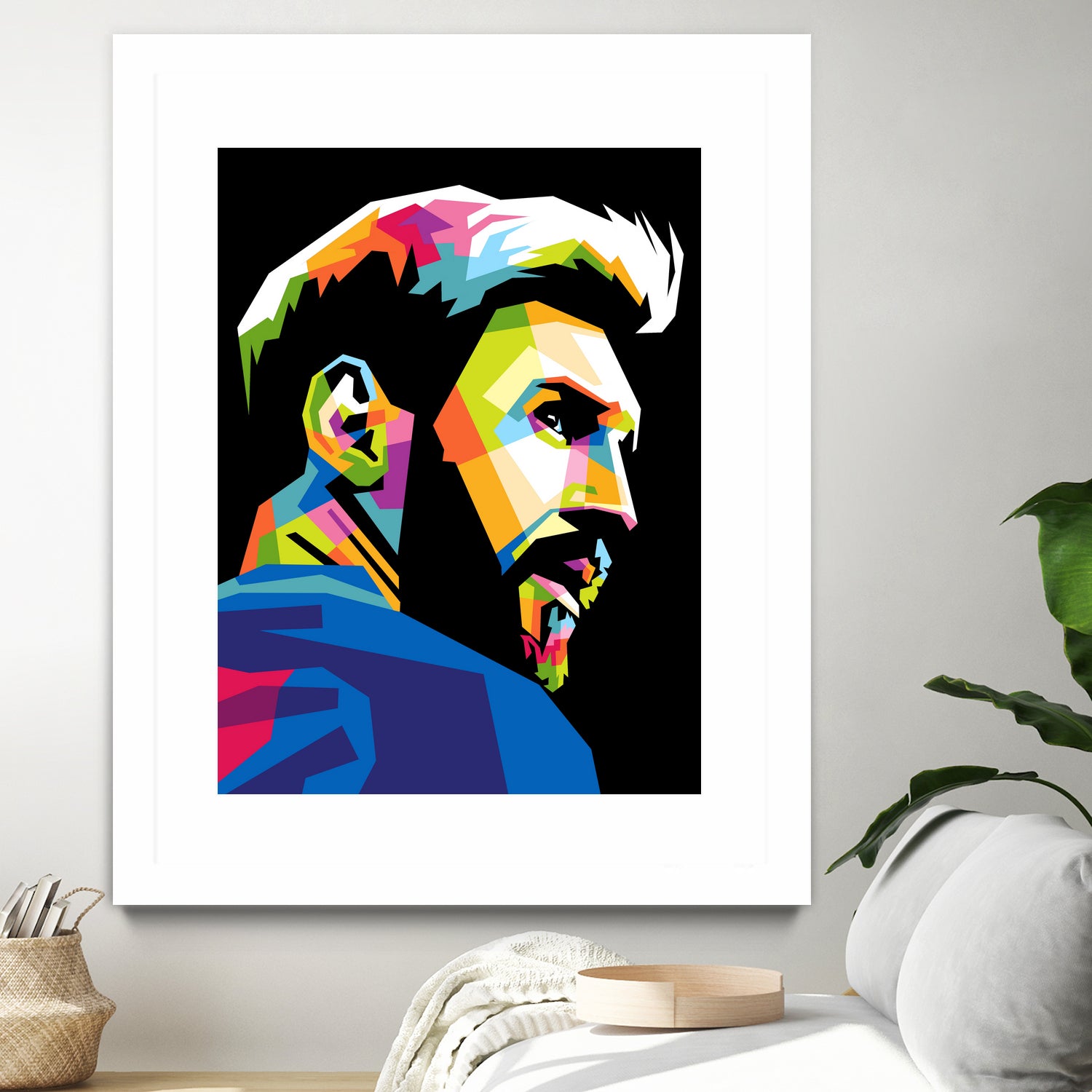 wpap messi by Muhammad Ardian on GIANT ART - black photo illustration