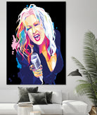 Cyndi Lauper by Deni Rahayu on GIANT ART - white digital drawing