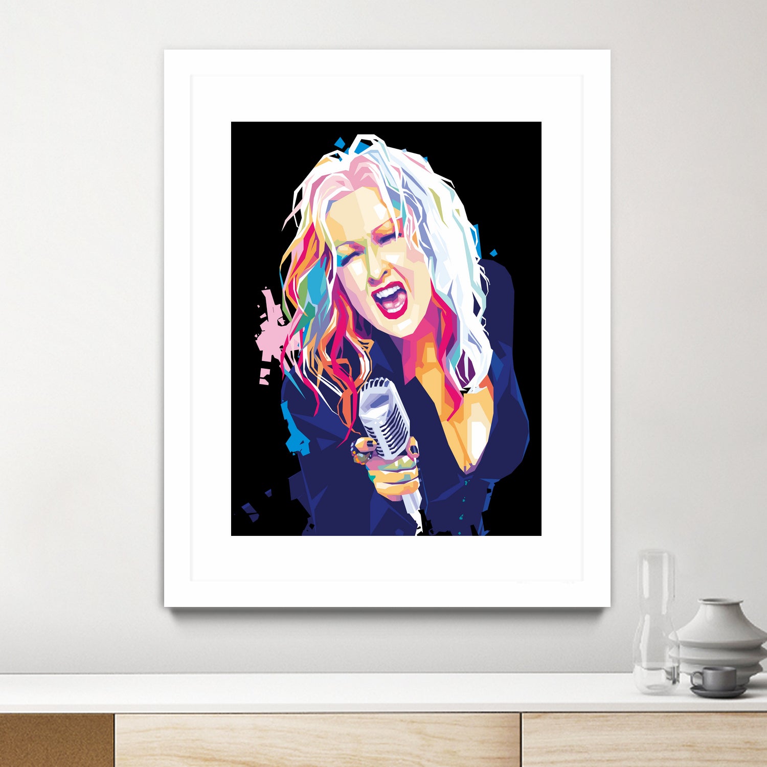 Cyndi Lauper by Deni Rahayu on GIANT ART - white digital drawing