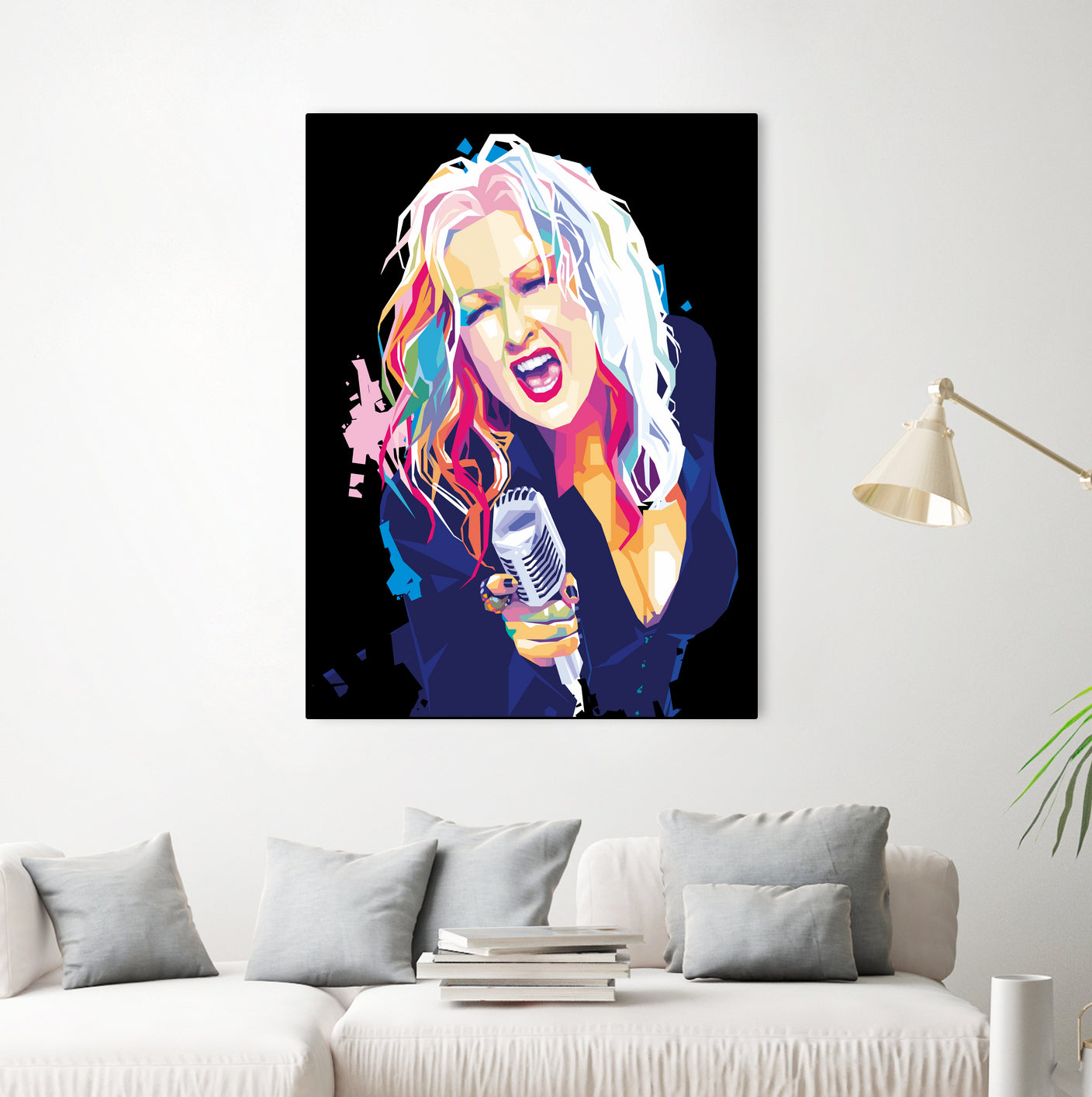 Cyndi Lauper by Deni Rahayu on GIANT ART - white digital drawing