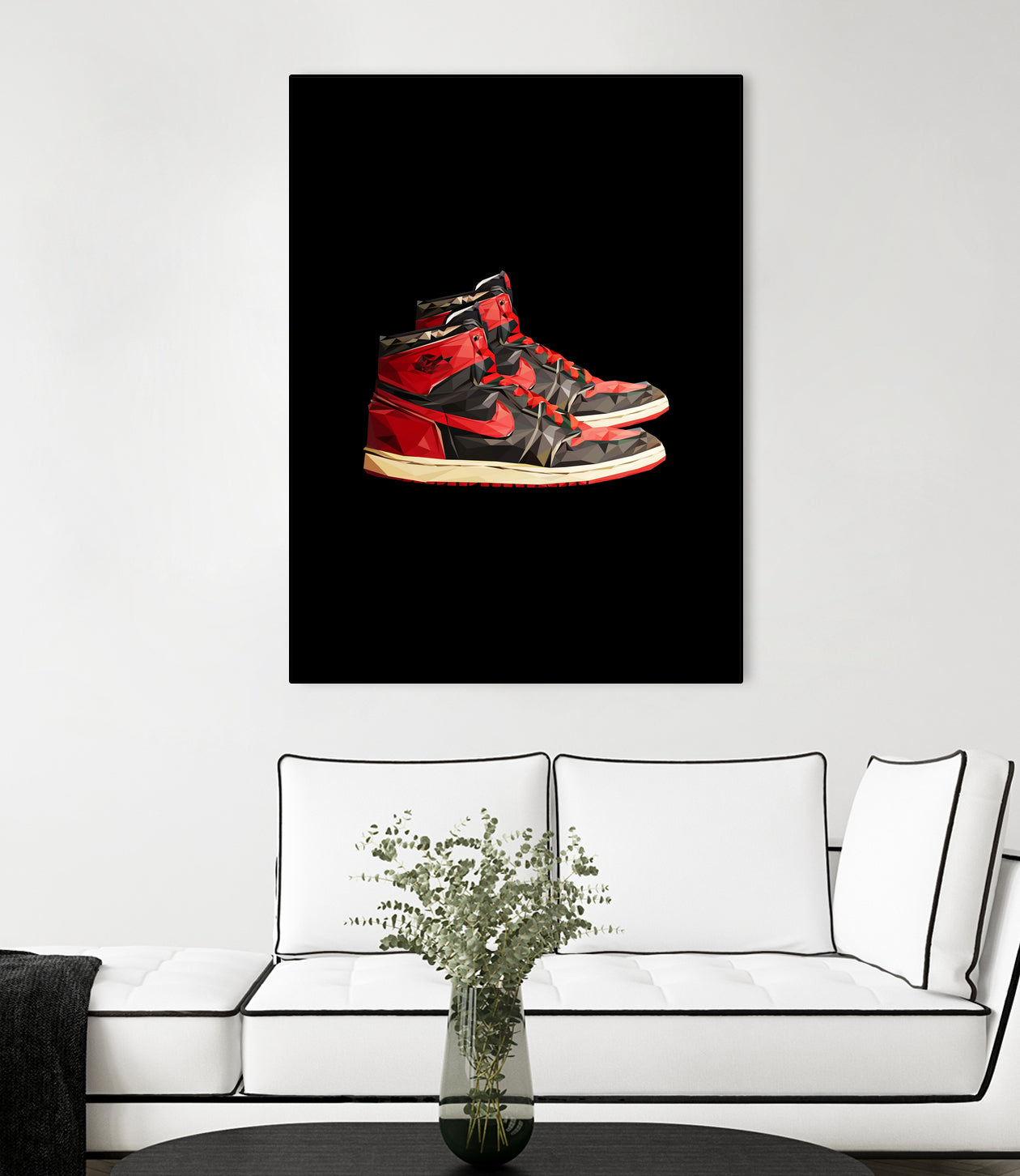 nike air jordan 1 by M Maisur Amin on GIANT ART - black 3d art