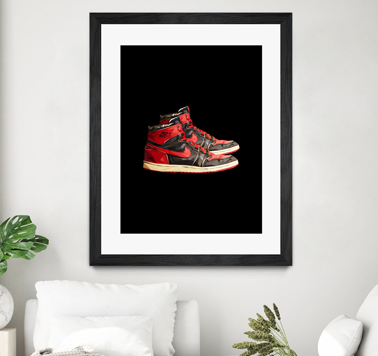 nike air jordan 1 by M Maisur Amin on GIANT ART - black 3d art