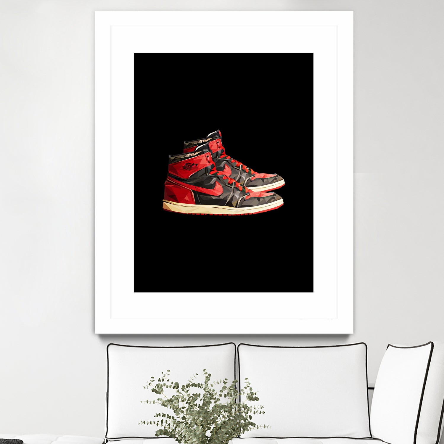 nike air jordan 1 by M Maisur Amin on GIANT ART - black 3d art