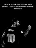 Messi Motivation by Ayyen Khusna on GIANT ART - black mixed media