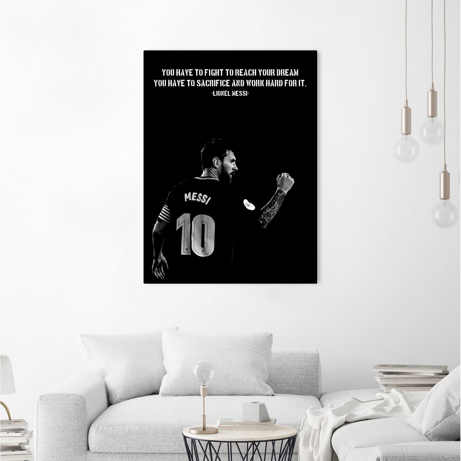 Messi Motivation by Ayyen Khusna on GIANT ART - black mixed media