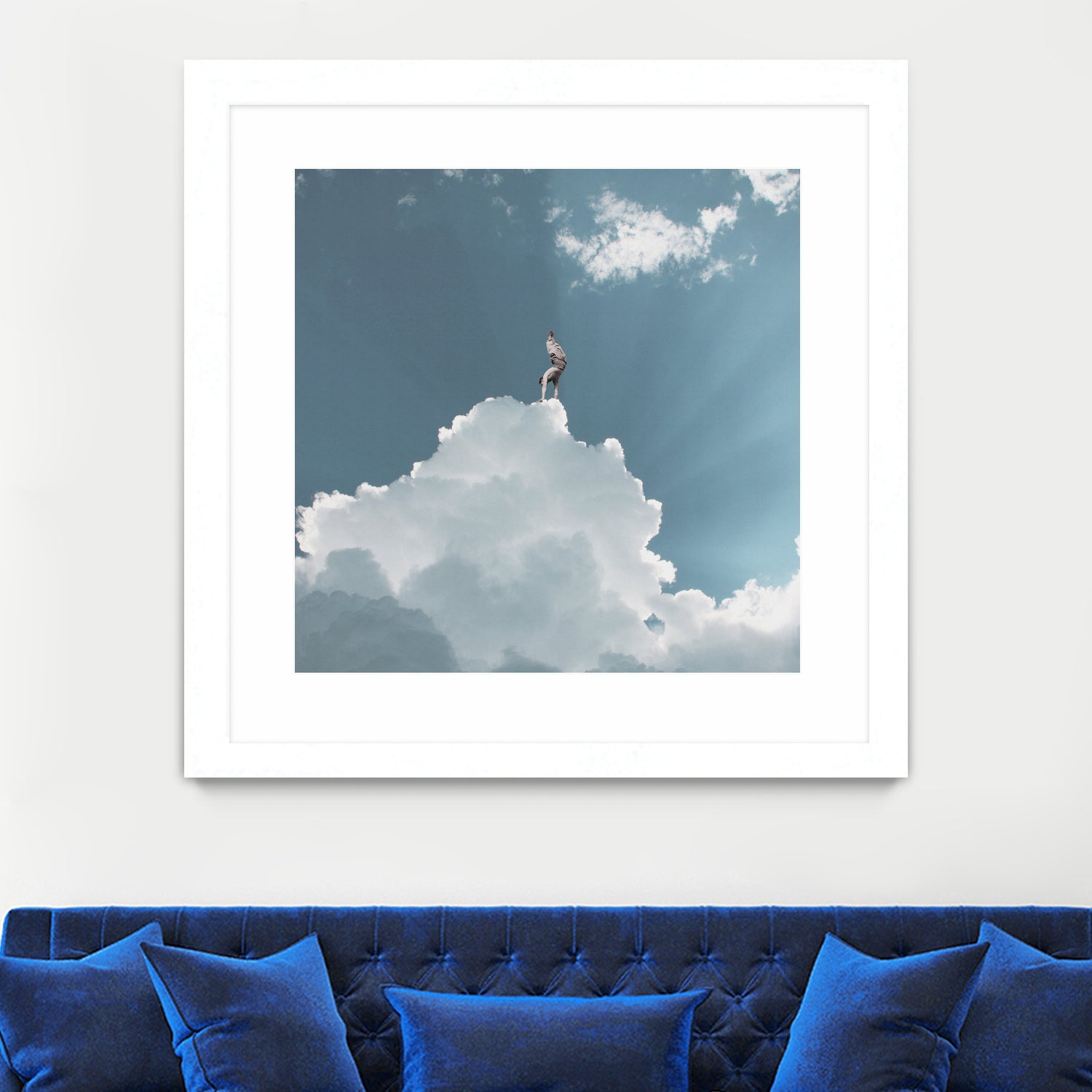 King of the Skies by Isa Valimaki on GIANT ART - blue photo manipulation