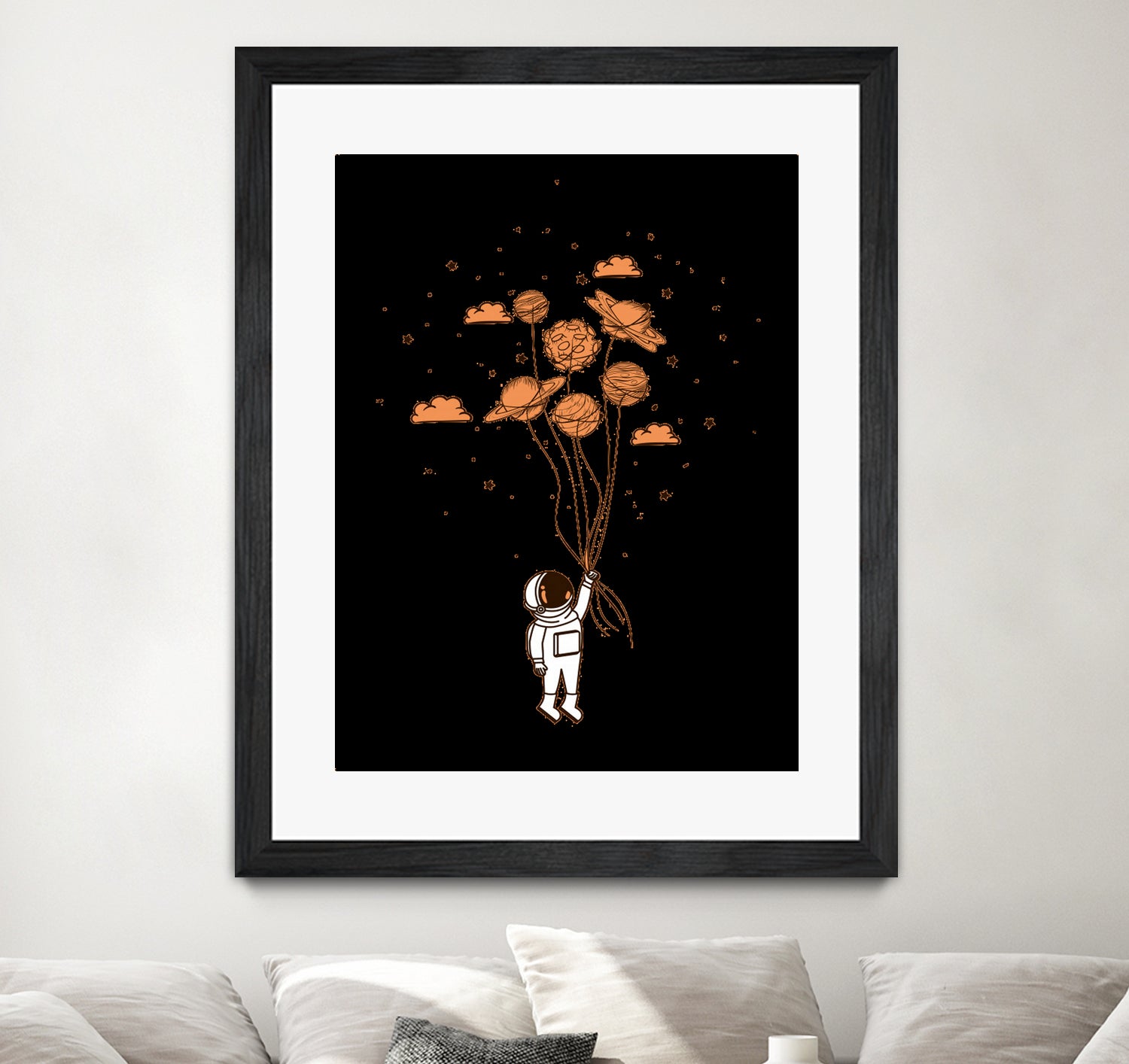 astronaut by diana stephanie on GIANT ART - orange character design