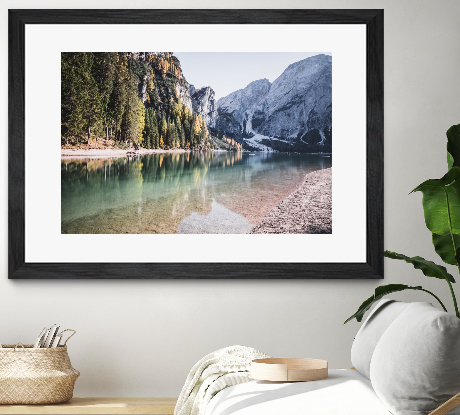 Lake Braies by Luca Cremasco on GIANT ART - green photo manipulation