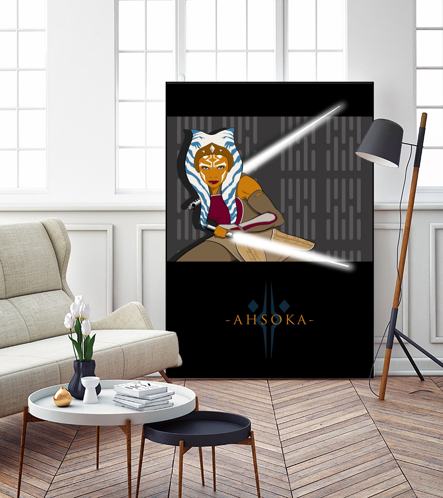 AHSOKA TANO by Ron Santiano on GIANT ART - brown digital drawing