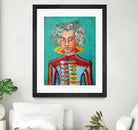 Beethoven by Diego Manuel Rodriguez on GIANT ART - green mixed media