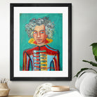 Beethoven by Diego Manuel Rodriguez on GIANT ART - green mixed media