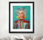 Beethoven by Diego Manuel Rodriguez on GIANT ART - green mixed media