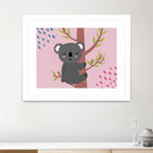 Koala by Natalia Medici on GIANT ART - pink digital drawing