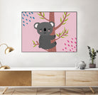 Koala by Natalia Medici on GIANT ART - pink digital drawing