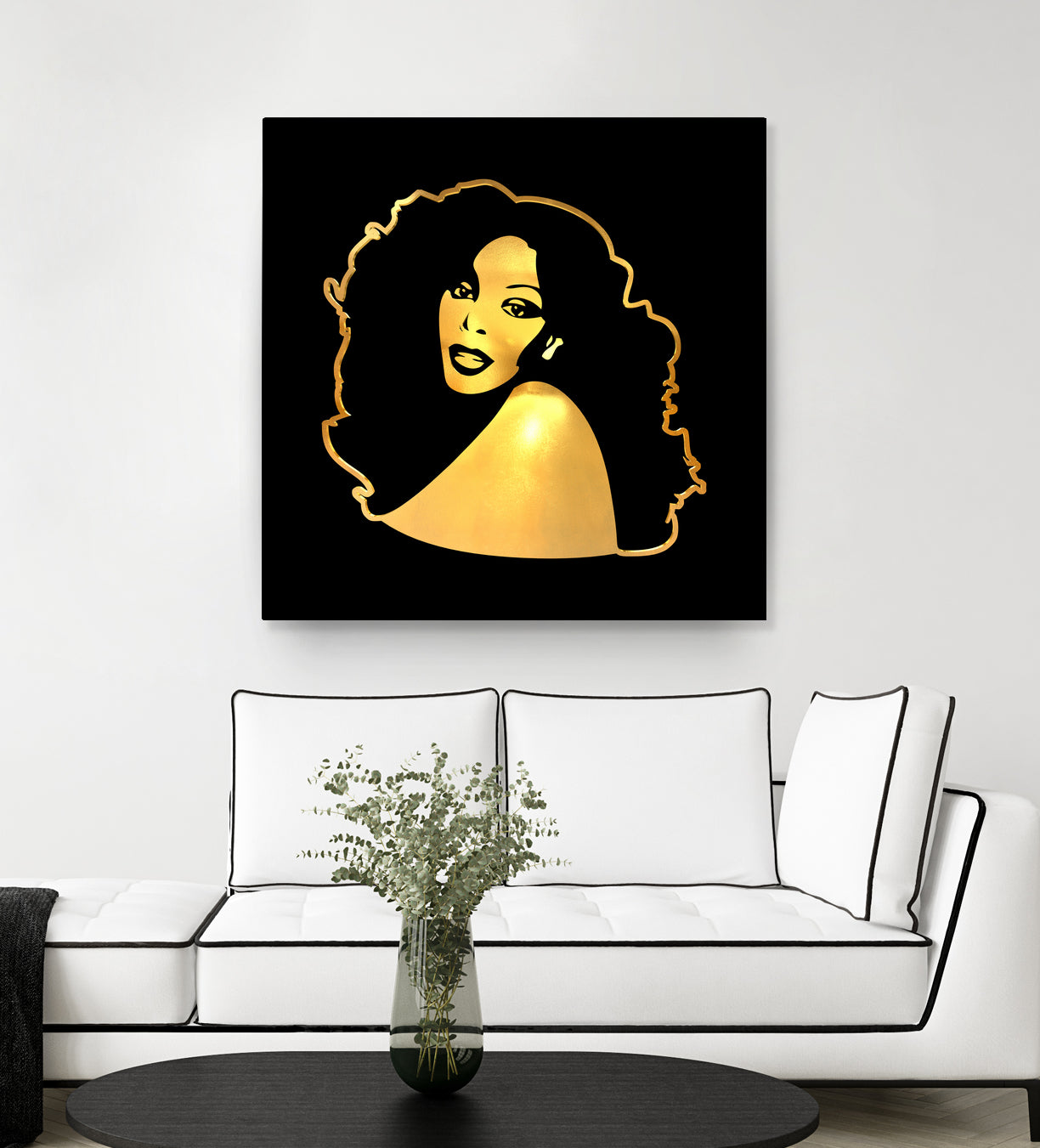 Donna Summer | Gold Series | Pop Art by William Cuccio on GIANT ART - black digital painting