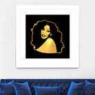 Donna Summer | Gold Series | Pop Art by William Cuccio on GIANT ART - black digital painting