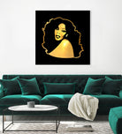 Donna Summer | Gold Series | Pop Art by William Cuccio on GIANT ART - black digital painting