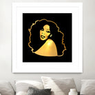 Donna Summer | Gold Series | Pop Art by William Cuccio on GIANT ART - black digital painting