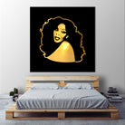 Donna Summer | Gold Series | Pop Art by William Cuccio on GIANT ART - black digital painting