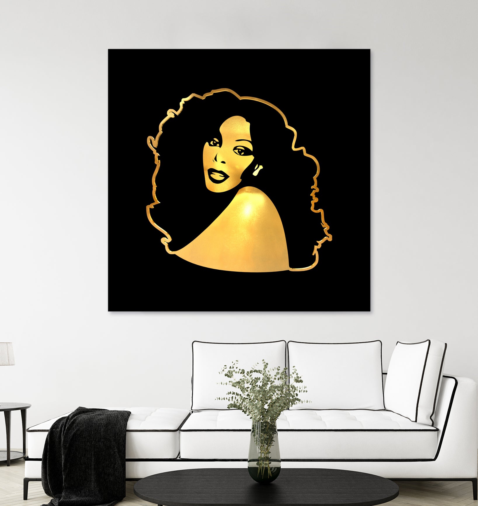 Donna Summer | Gold Series | Pop Art by William Cuccio on GIANT ART - black digital painting