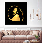 Donna Summer | Gold Series | Pop Art by William Cuccio on GIANT ART - black digital painting