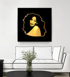 Donna Summer | Gold Series | Pop Art by William Cuccio on GIANT ART - black digital painting