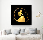 Donna Summer | Gold Series | Pop Art by William Cuccio on GIANT ART - black digital painting